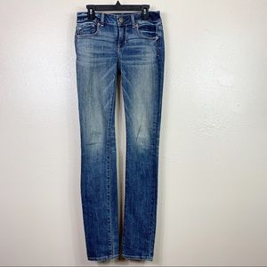 American eagle skinny stretch long jean